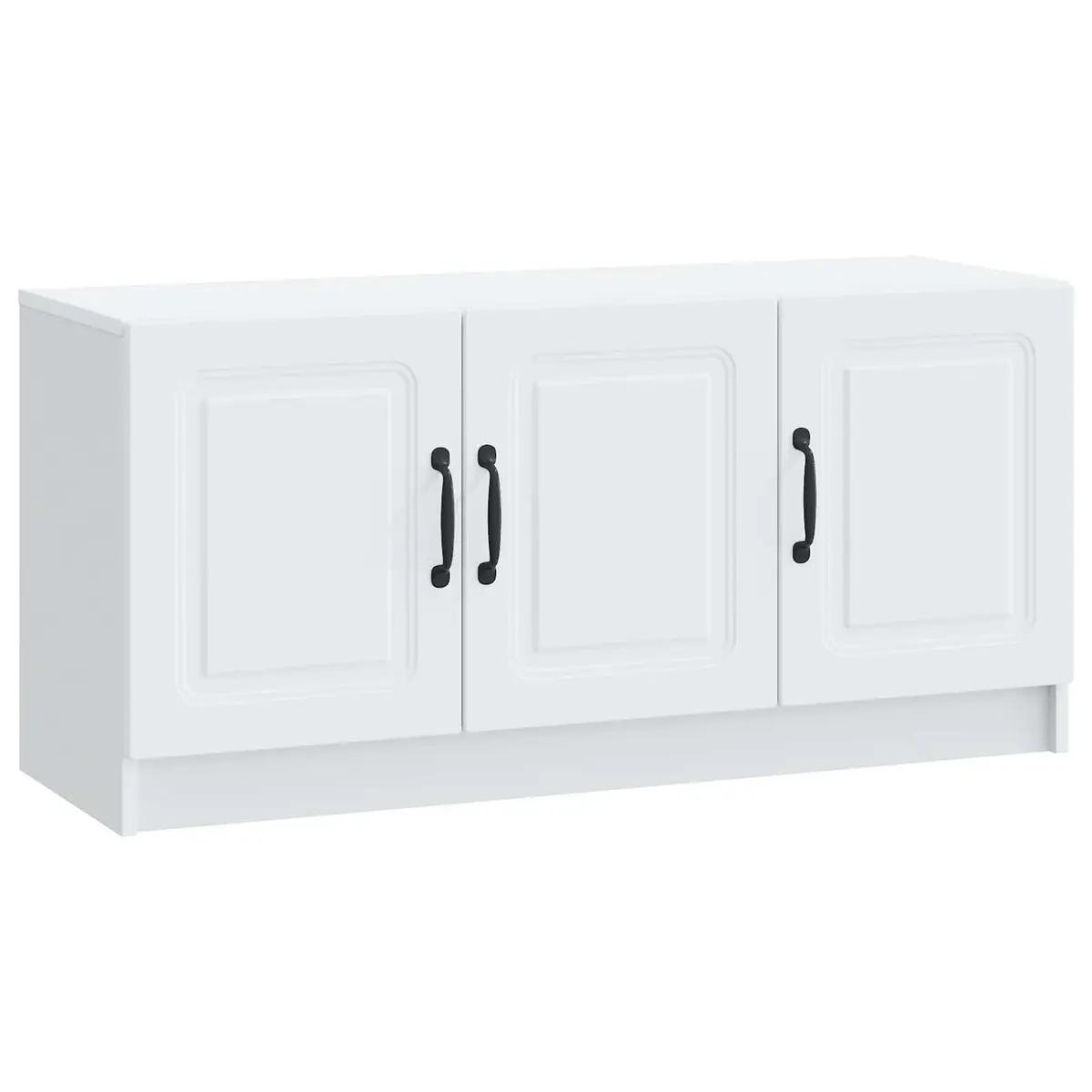 TV Cabinet White 99x34.5x47cm Modern Living Room Storage Unit