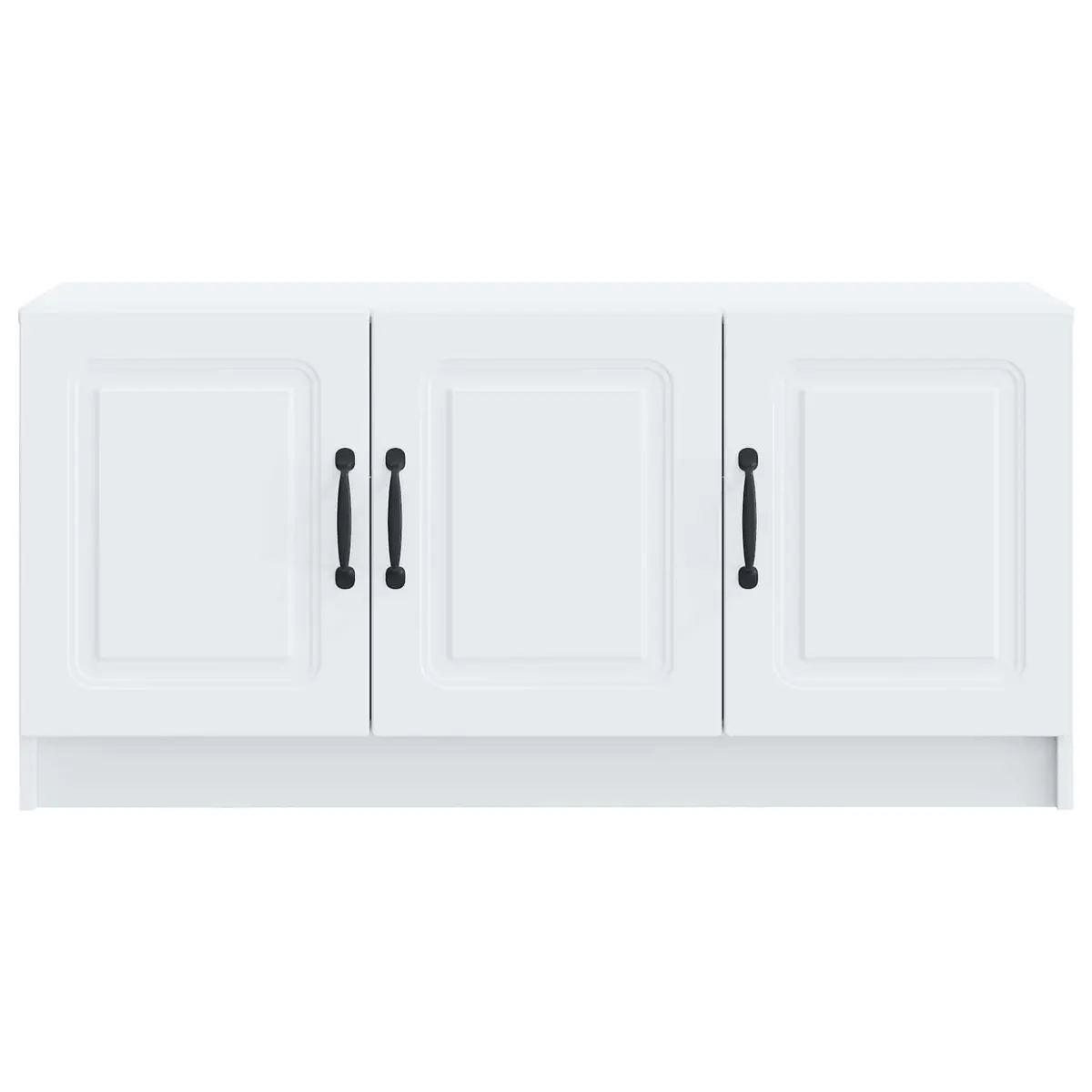 TV Cabinet White 99x34.5x47cm Modern Living Room Storage Unit