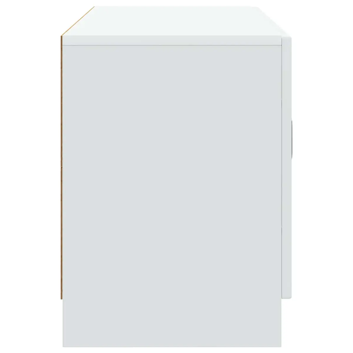 TV Cabinet White 99x34.5x47cm Modern Living Room Storage Unit