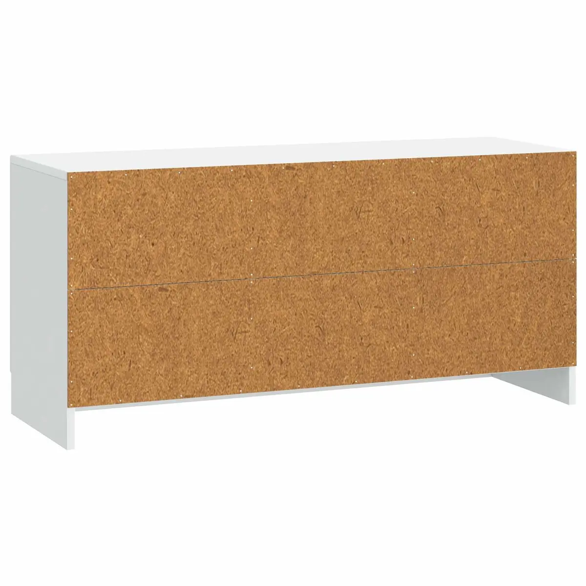 TV Cabinet White 99x34.5x47cm Modern Living Room Storage Unit