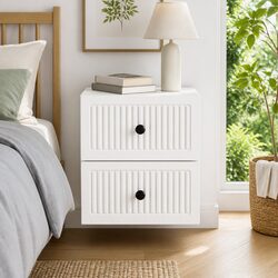 Compact Wall-Mounted Bedside Cabinet for Modern Living