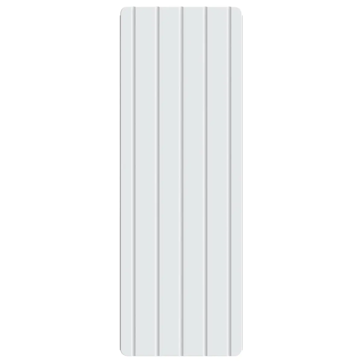 Wall-Mounted Storage Cabinet White 33 x 34.5 x 94 cm Engineered Wood Internal Shelves