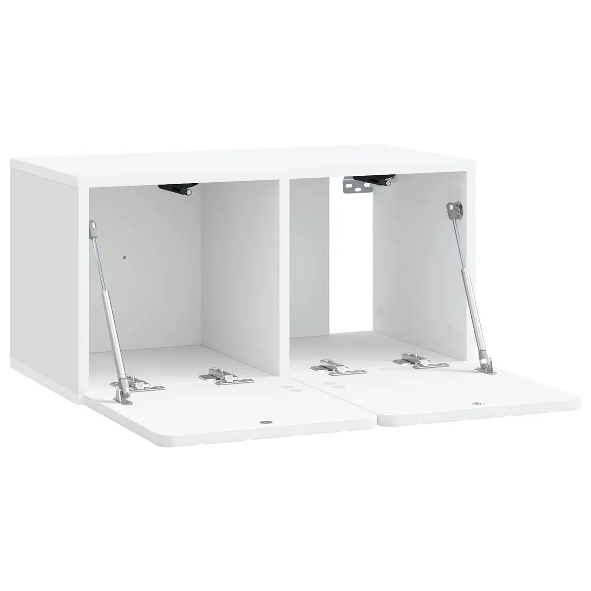 White Wall-Mounted TV Cabinet