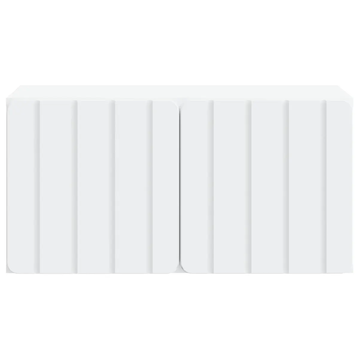 White Wall-Mounted TV Cabinet