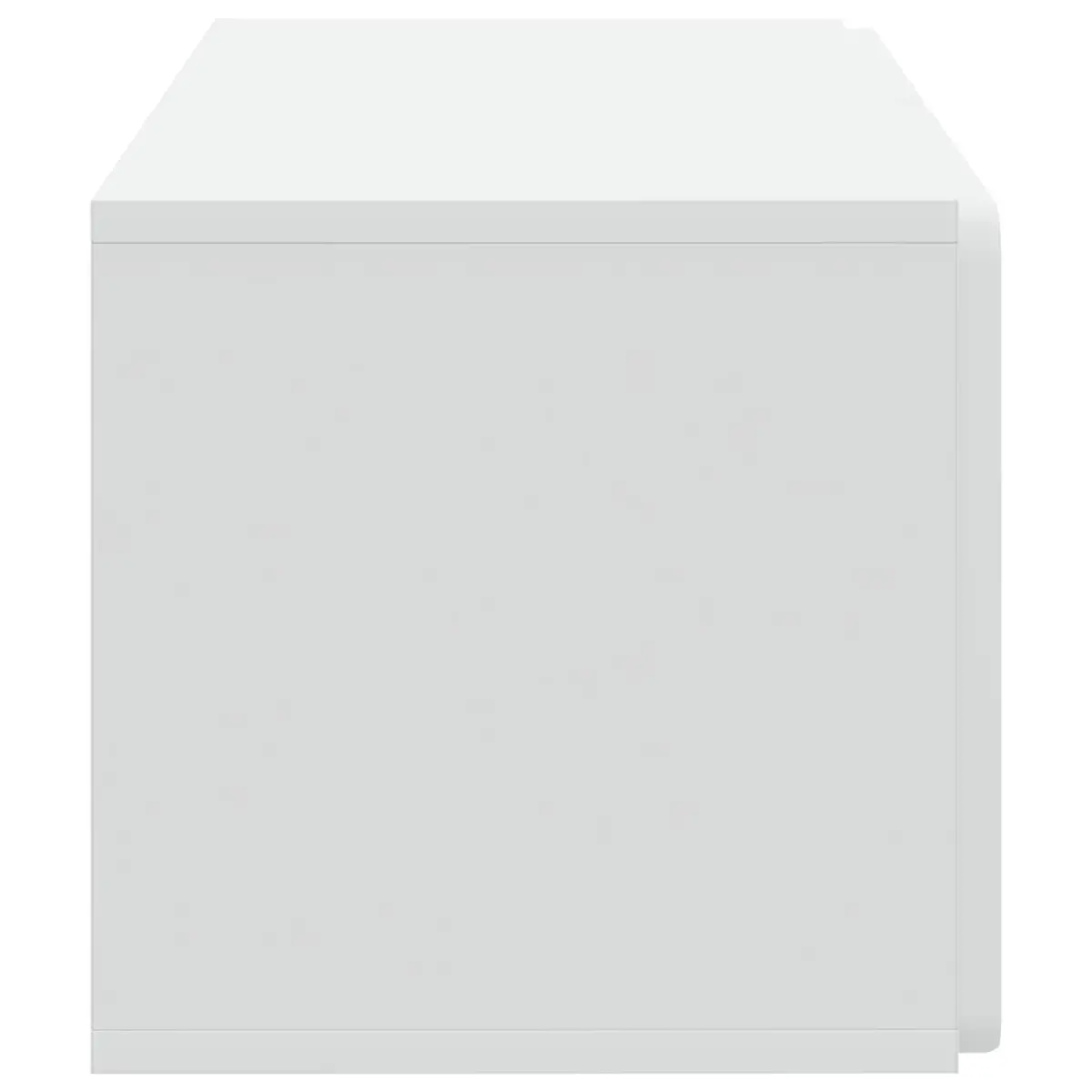 White Wall-Mounted TV Cabinet
