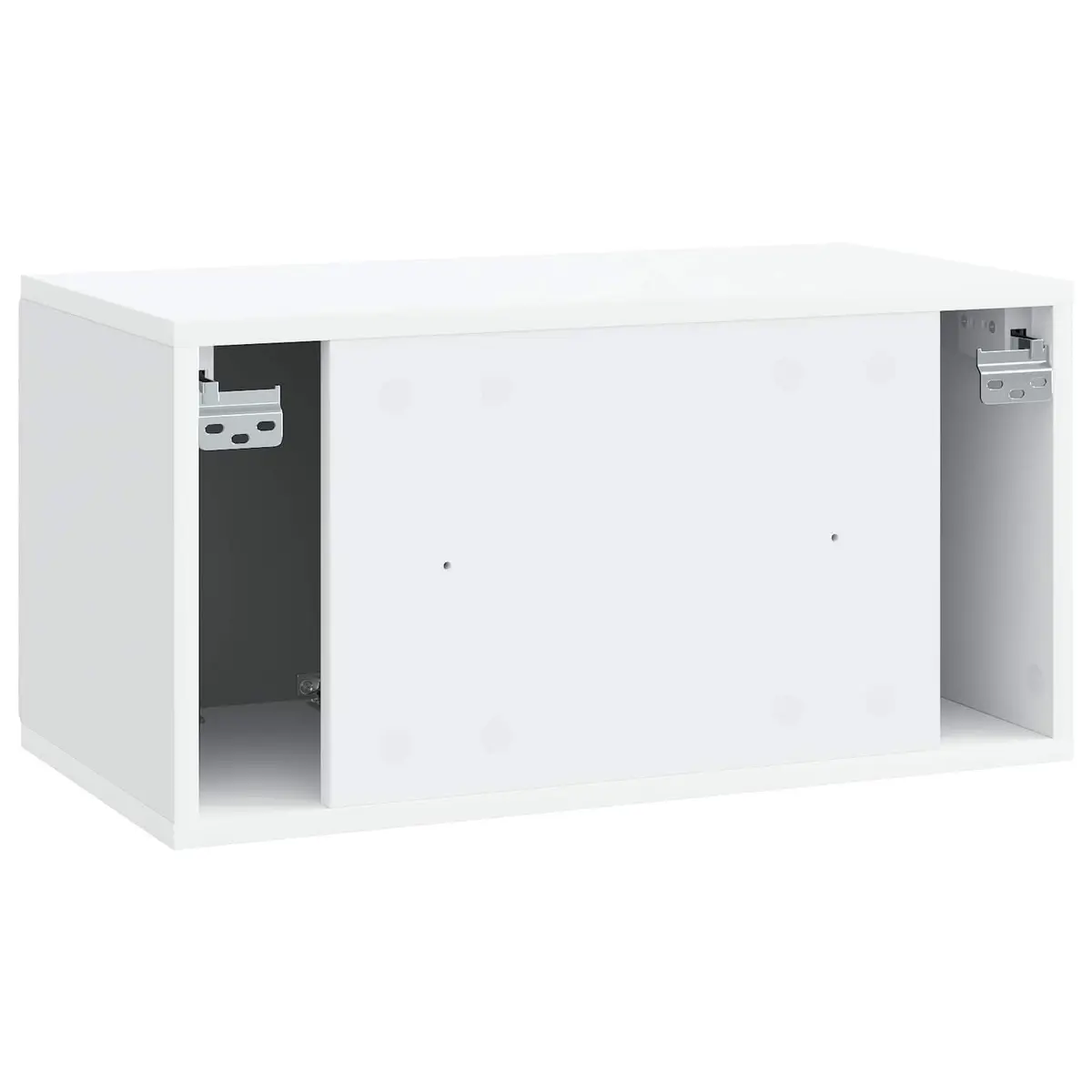 White Wall-Mounted TV Cabinet