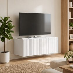 Modern Wall-Mounted TV Cabinet: Compact and Efficient