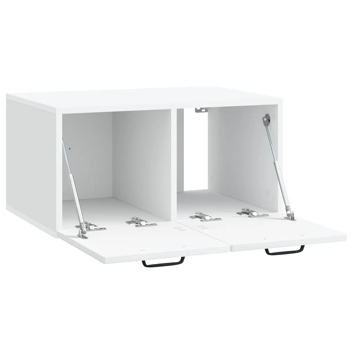 Wall-Mounted TV Cabinet in White