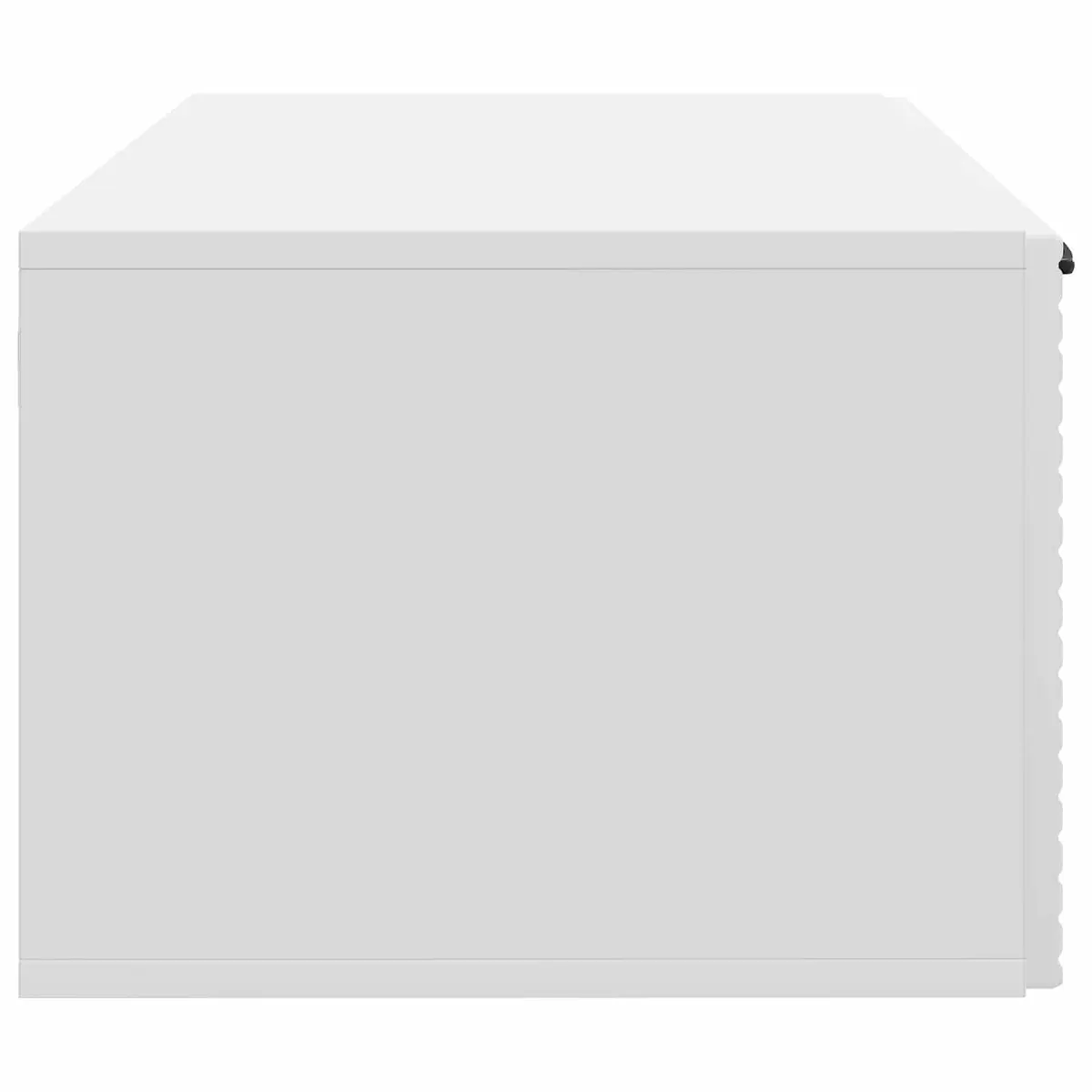 Wall-Mounted TV Cabinet in White