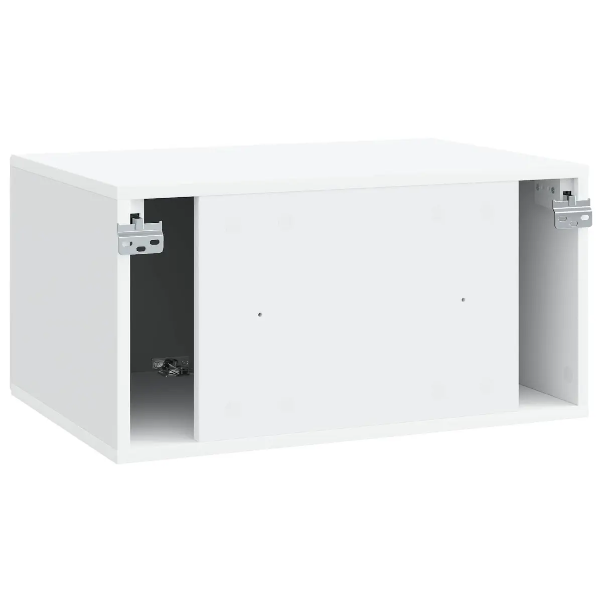 Wall-Mounted TV Cabinet in White