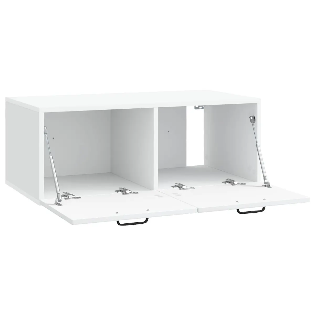 Wall-Mounted TV Cabinet White 78.5 x 41 x 30 cm Modern Living Room Storage Unit