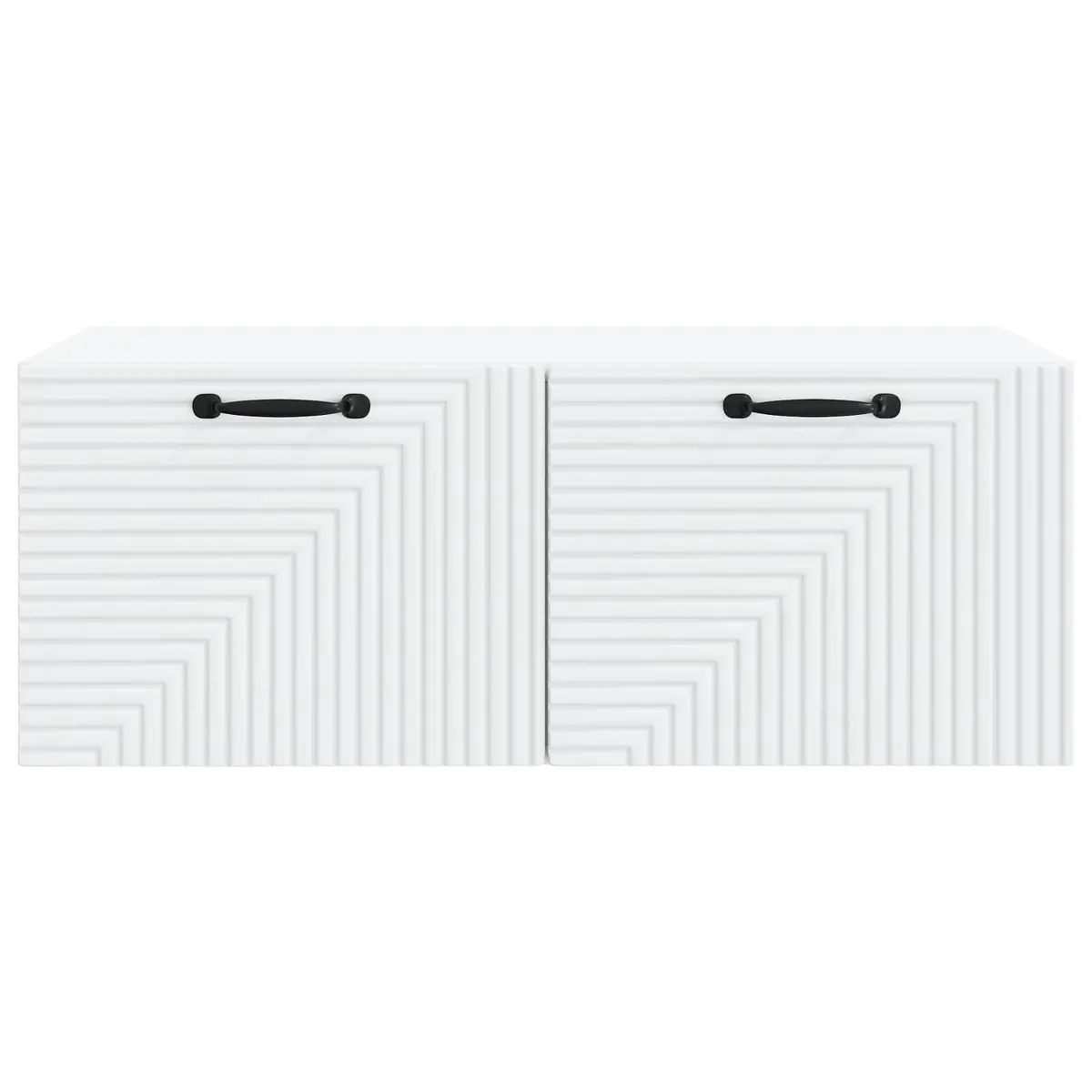 Wall-Mounted TV Cabinet White 78.5 x 41 x 30 cm Modern Living Room Storage Unit