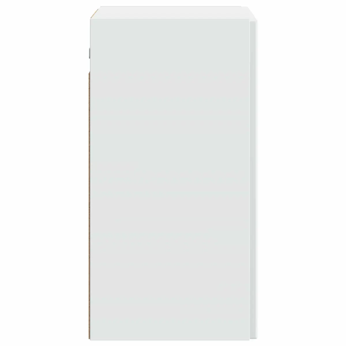 Wall-Mounted Storage Cabinet White 59x31x60cm Engineered Wood Organizer