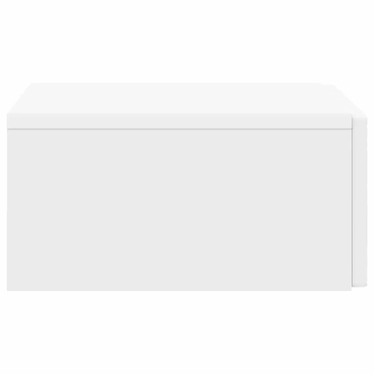 Wall-Mounted Side Table White Storage Cabinet Living Room Bedroom Hallway