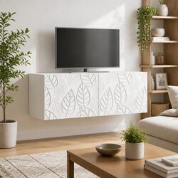 Concise Wall-Mounted TV Cabinet for Your Living Room