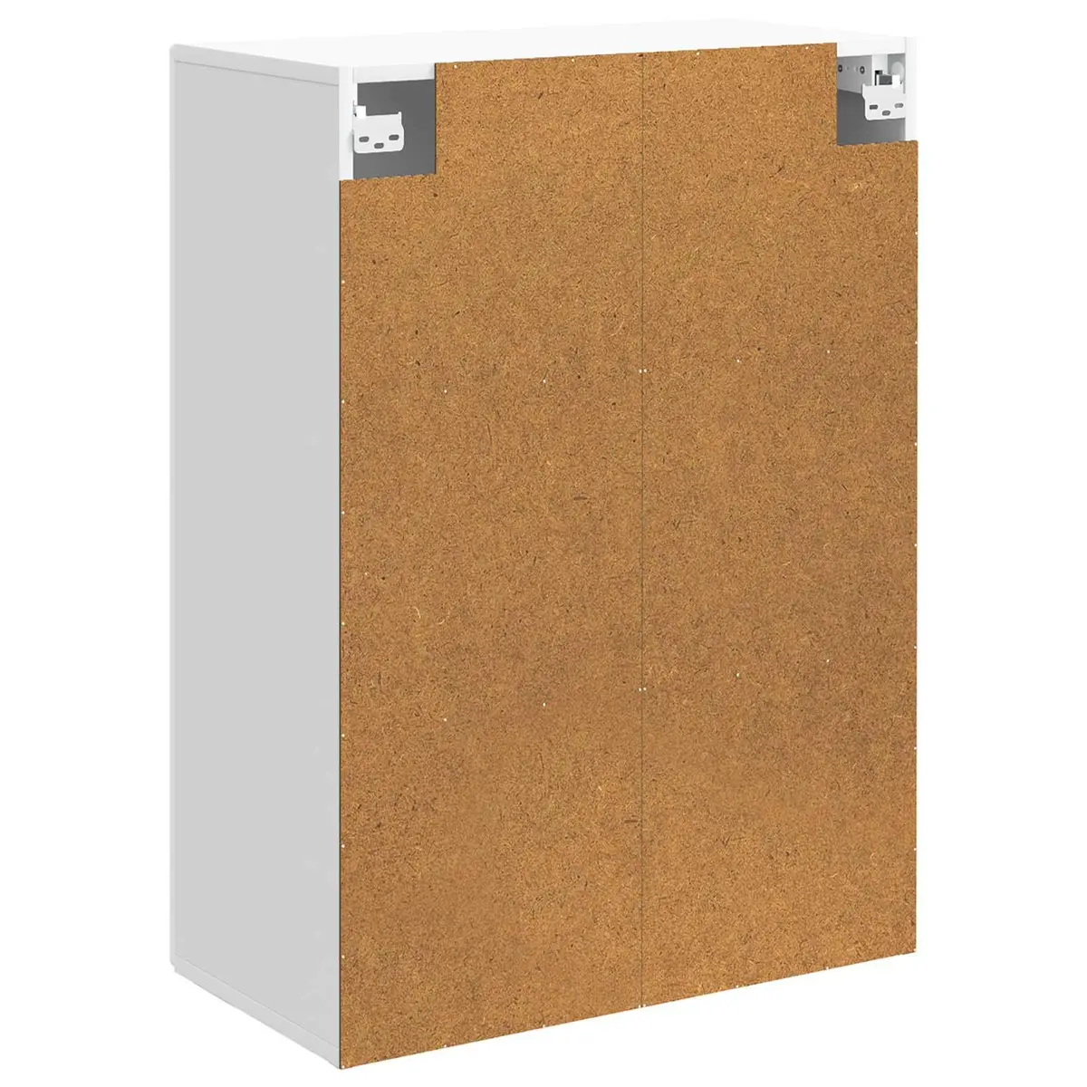 Wall-Mounted Storage Cabinet White 66 x 34.5 x 90 cm Engineered Wood Shelves