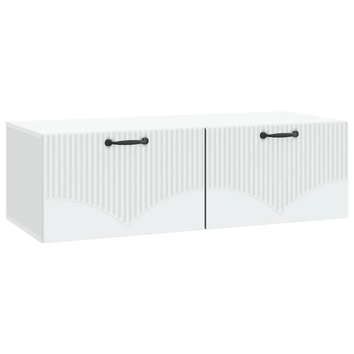 Wall-Mounted TV Cabinet White 98x41x30cm