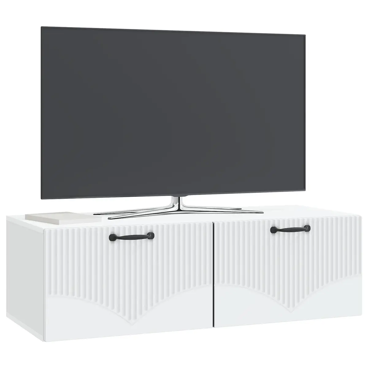 Wall-Mounted TV Cabinet White 98x41x30cm