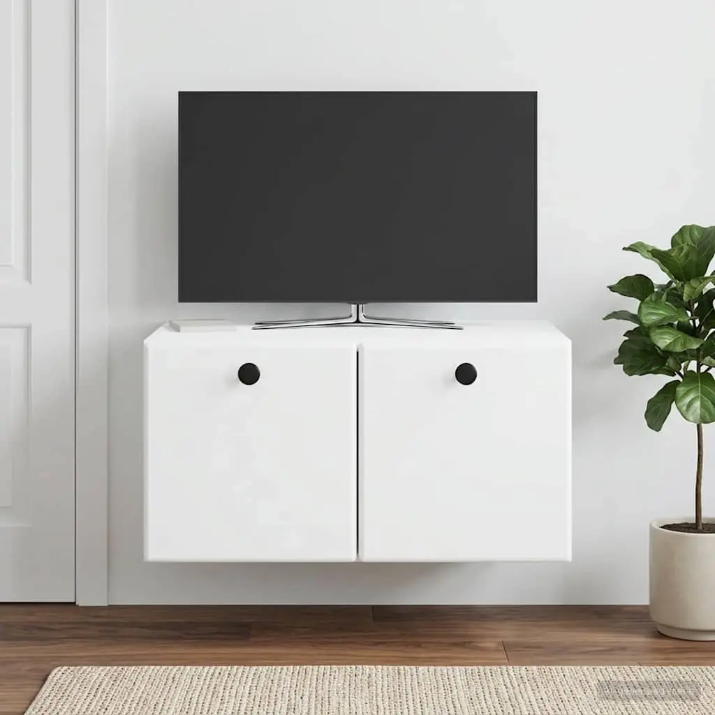 Wall-Mounted TV Cabinet with Ample Storage