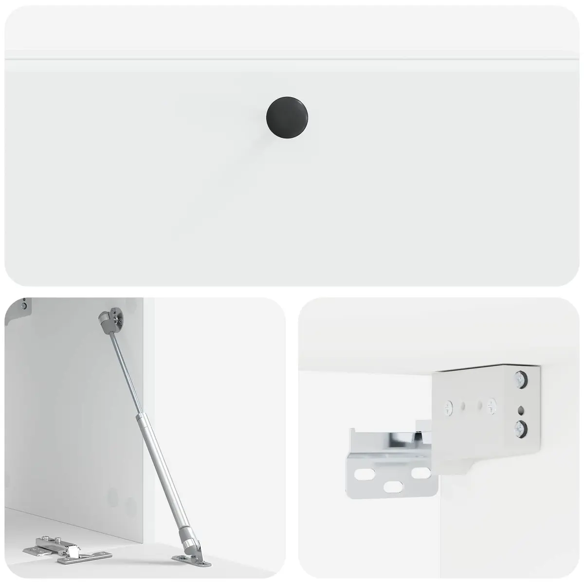 Wall-Mounted TV Cabinet with Easy Access
