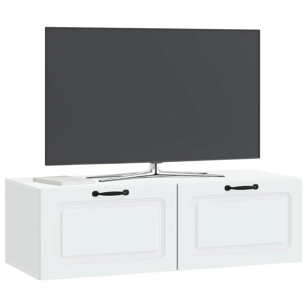 White TV Cabinet for Wall Mounting
