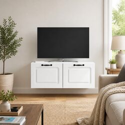 Compact and Reliable Wall-Mounted TV Cabinet