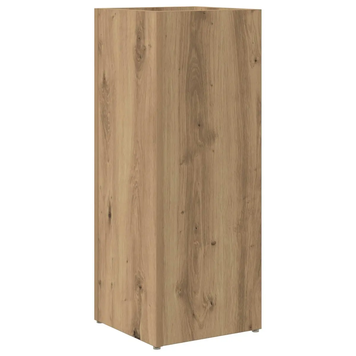 Umbrella Stand Wooden Storage Organizer Modern Design Hallway Entryway Brown