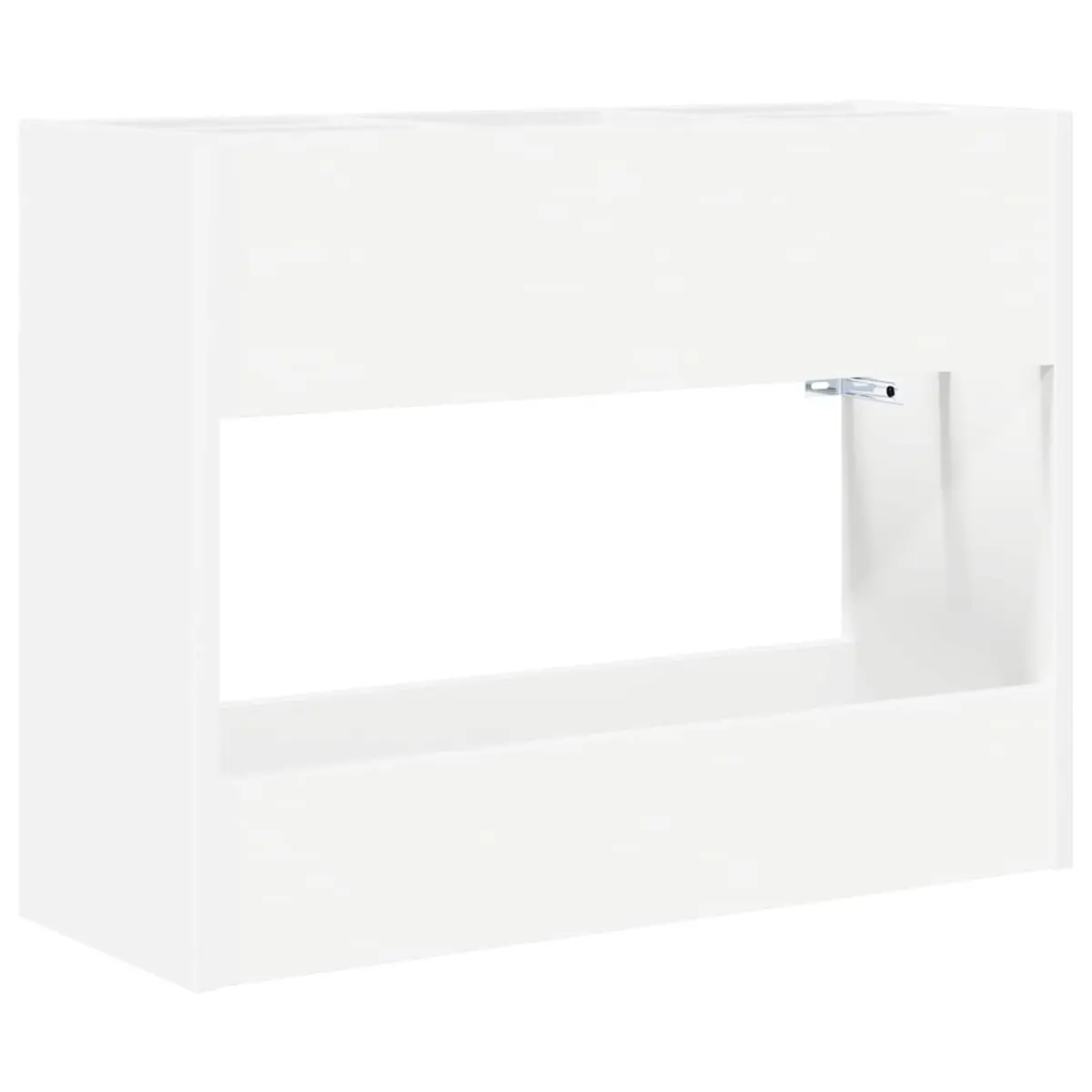 Umbrella Stand White Modern Engineered Wood Storage Rack Hallway Mudroom