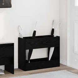 Concise Design: Modern Black Oak Umbrella Stand