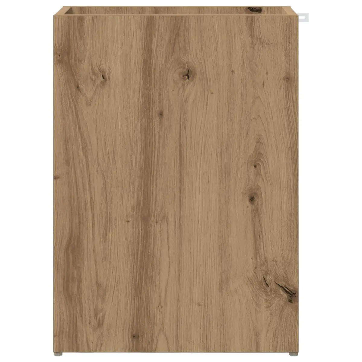 Umbrella Stand Brown Rectangular Engineered Wood Multiple Compartments