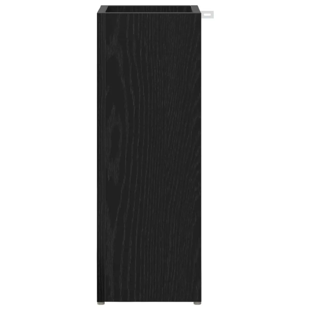 Umbrella Stand Wooden Black Hallway Storage Rack Rectangular Modern Home