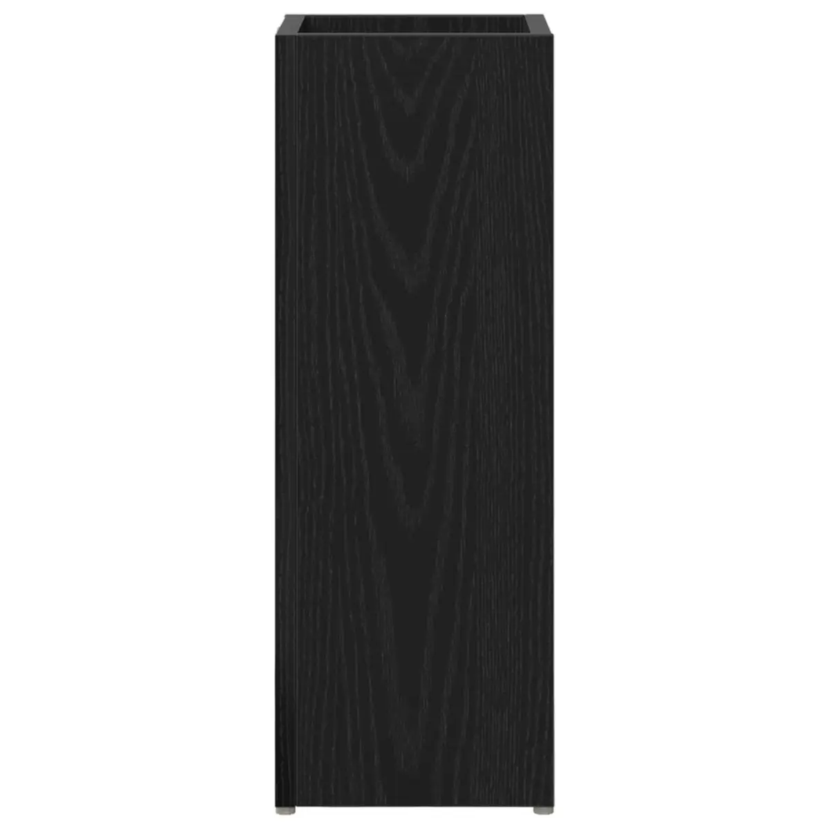 Umbrella Stand Wooden Black Hallway Storage Rack Rectangular Modern Home