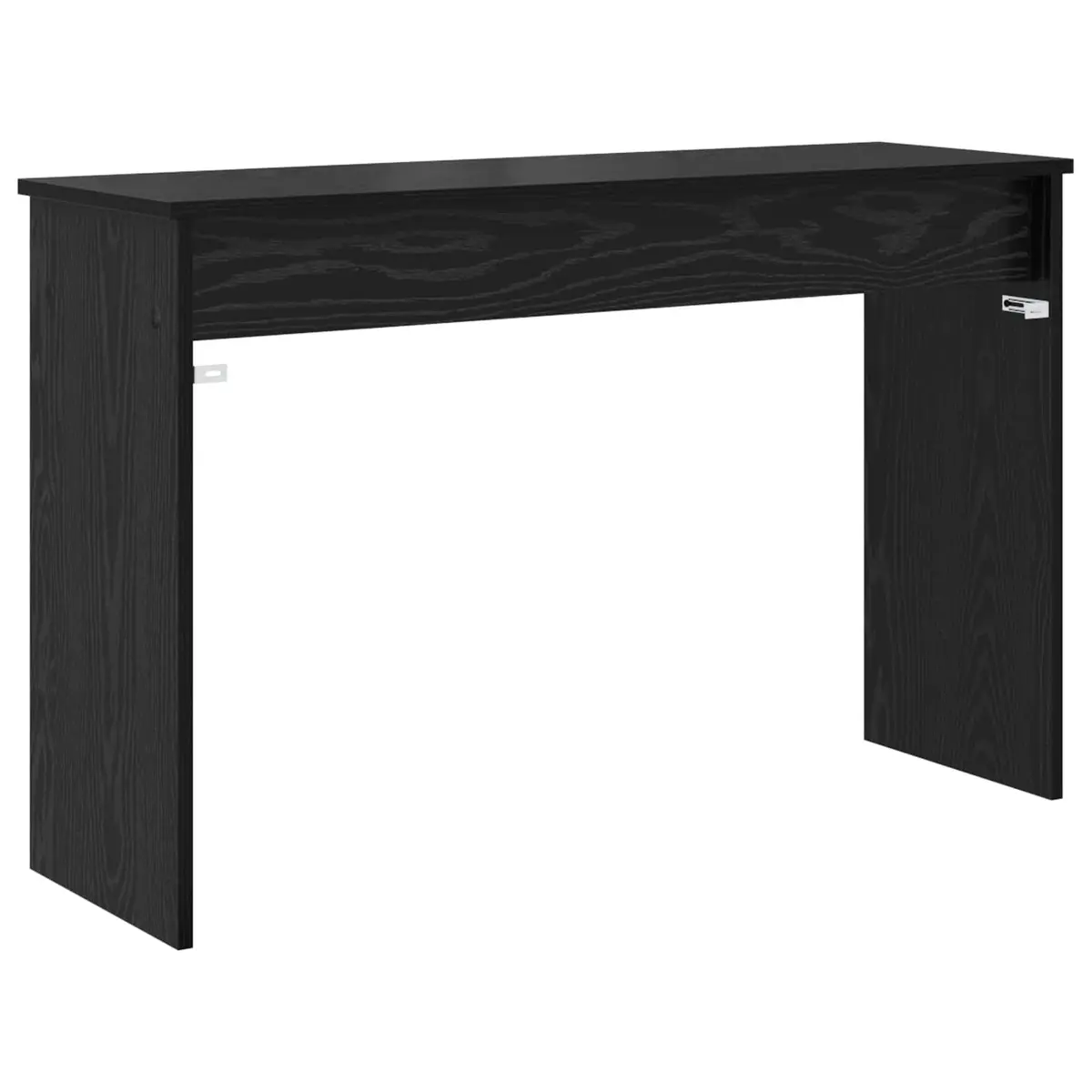 Keyboard Stand Black Oak Engineered Wood Musical Instrument Support 100x32x64cm