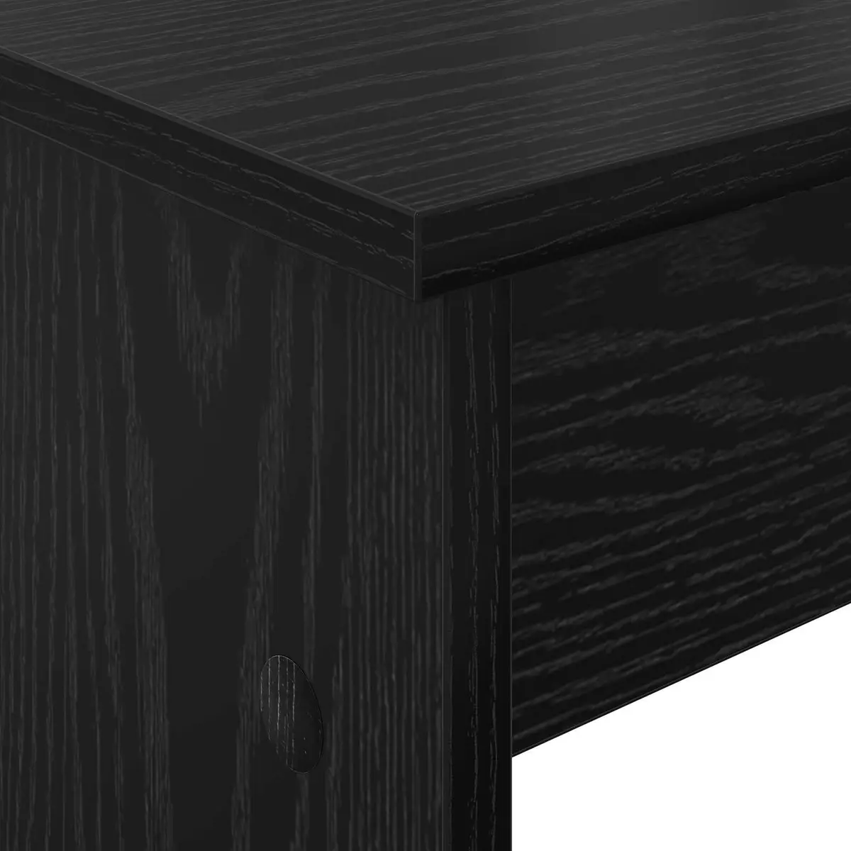 Keyboard Stand Black Oak Engineered Wood Musical Instrument Support 100x32x64cm