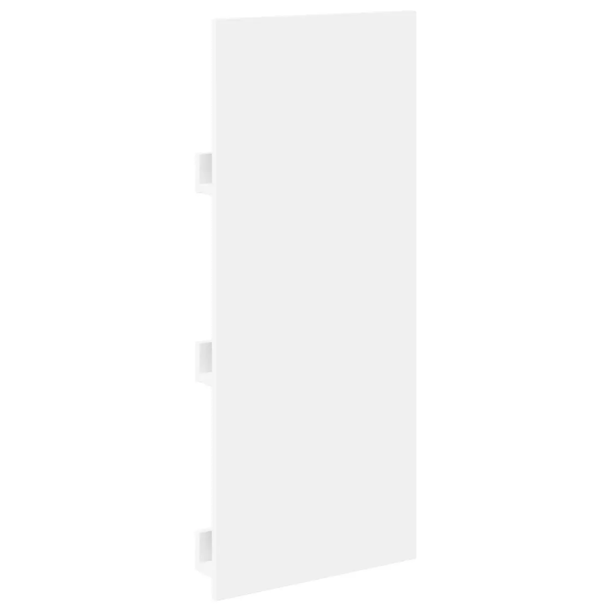 Magazine Rack with Shelf White Storage Organiser Living Room Office Bedroom 43cm
