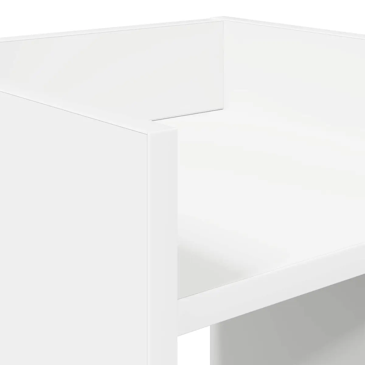 Plant Stand White 30 x 30 x 100 cm Vertical Display Organizer 2 pcs