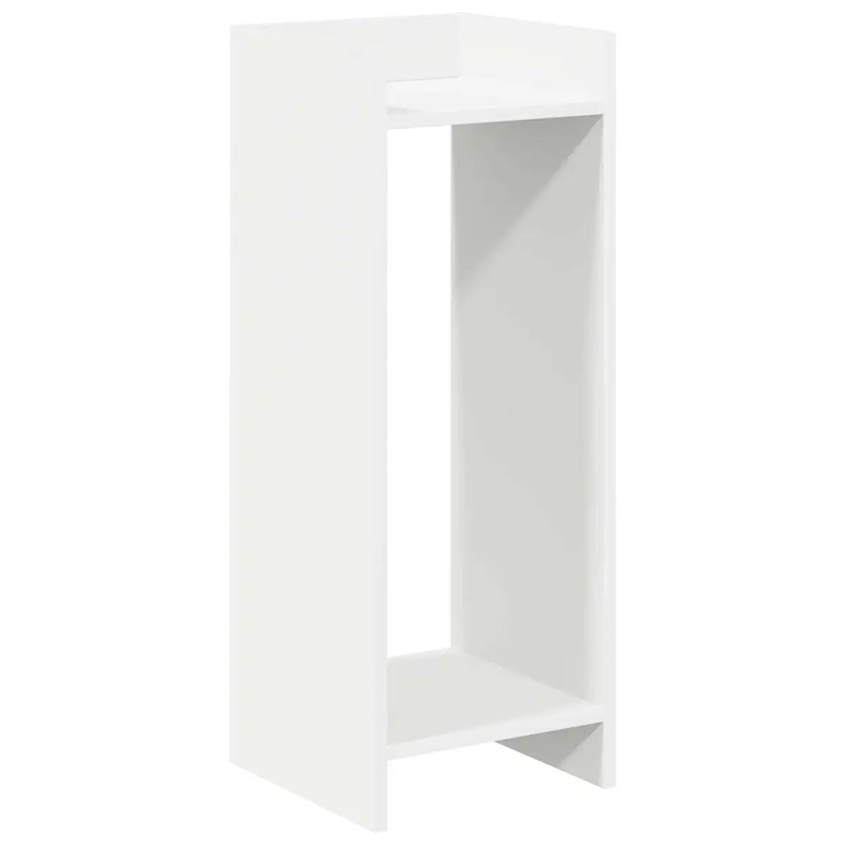 Plant Stand White 30 x 30 x 80 cm Modern Indoor Vertical Space-Saving 2 Piece