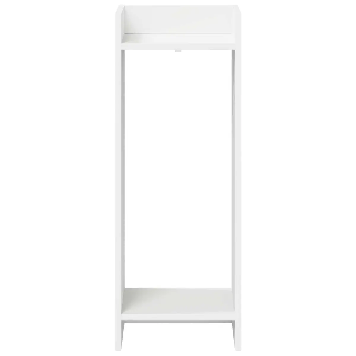 Plant Stand White 30 x 30 x 80 cm Modern Indoor Vertical Space-Saving 2 Piece