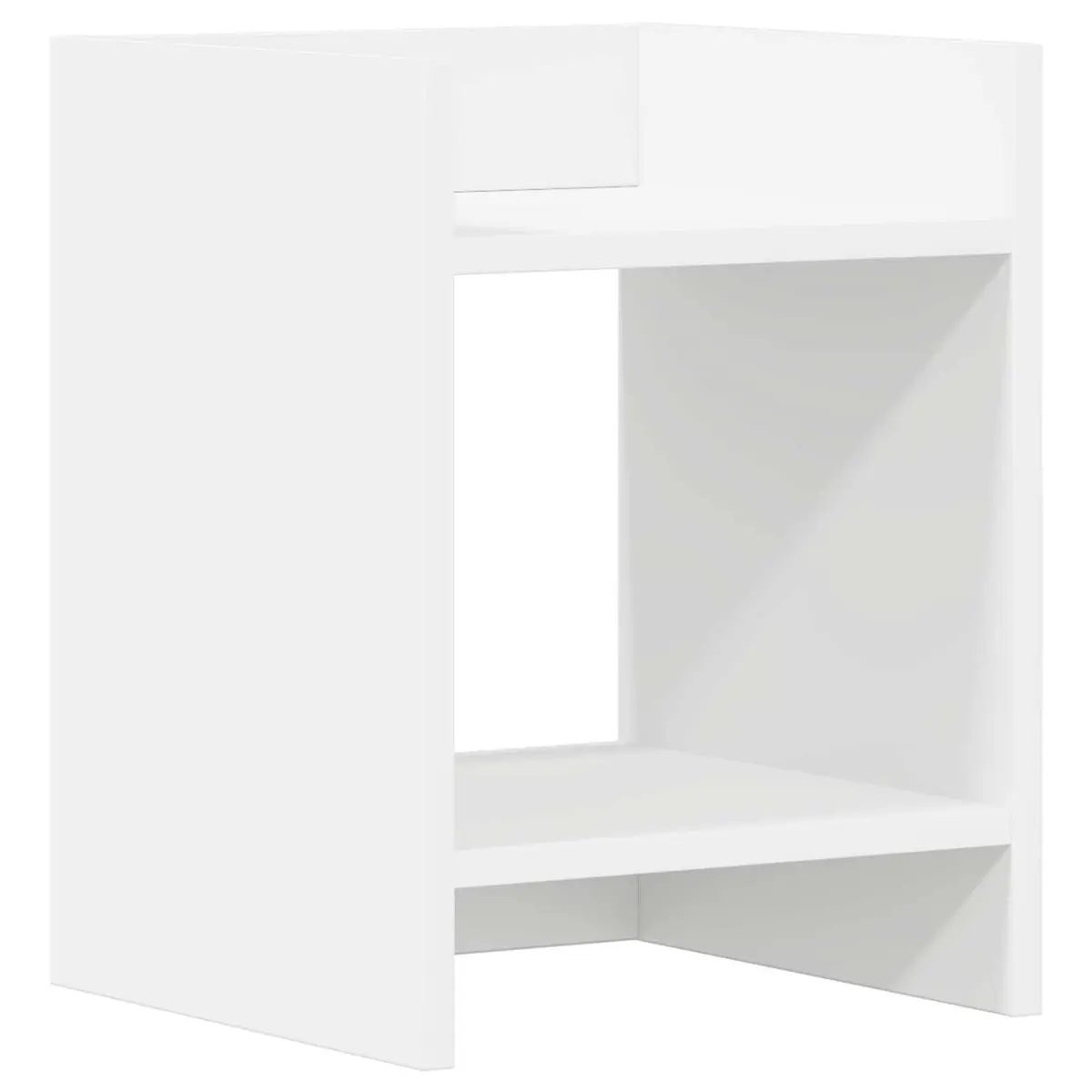 Plant Stand White 30x30x40cm Indoor Modern Decor Display Shelf 2 Pieces