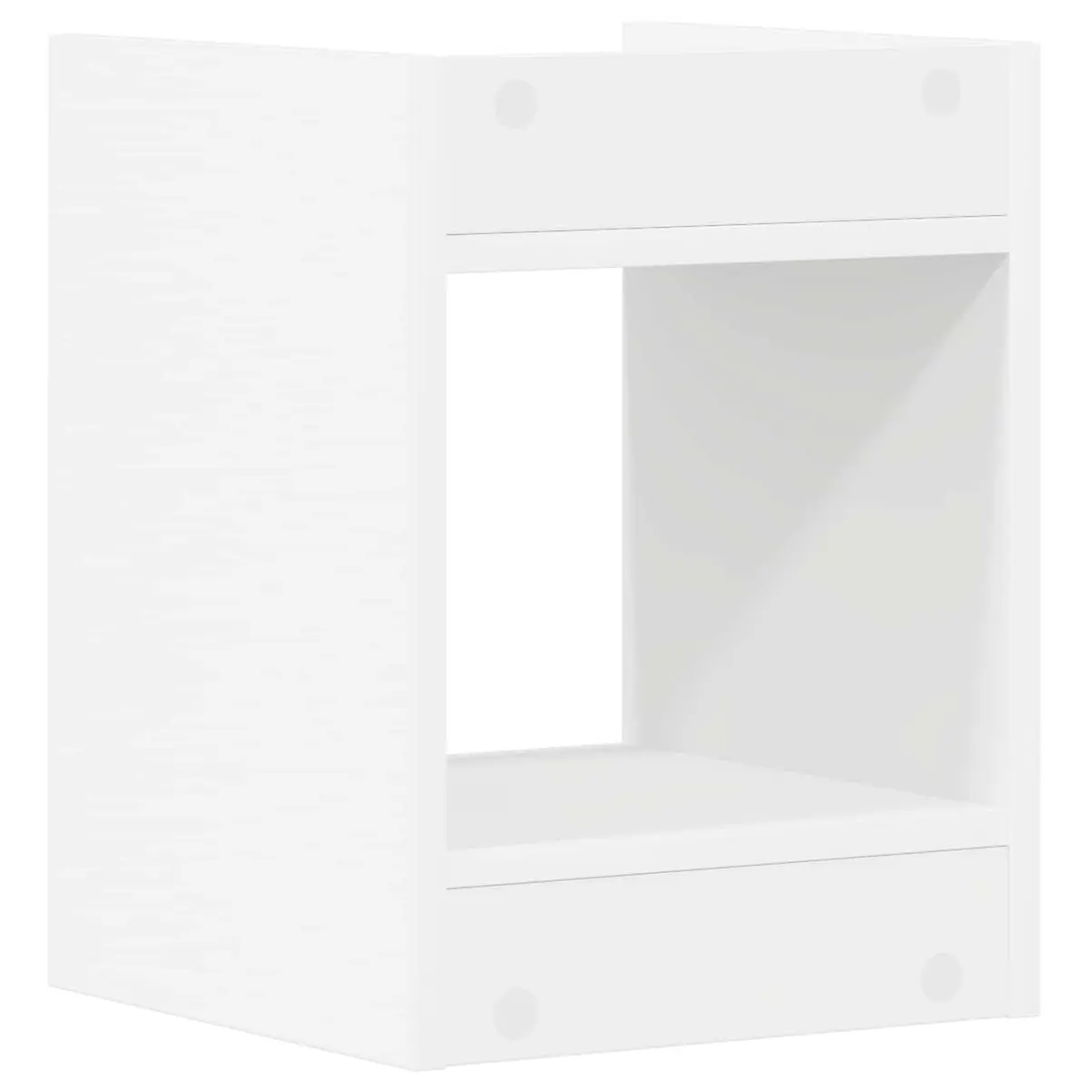 Plant Stand White 30x30x40cm Indoor Modern Decor Display Shelf 2 Pieces