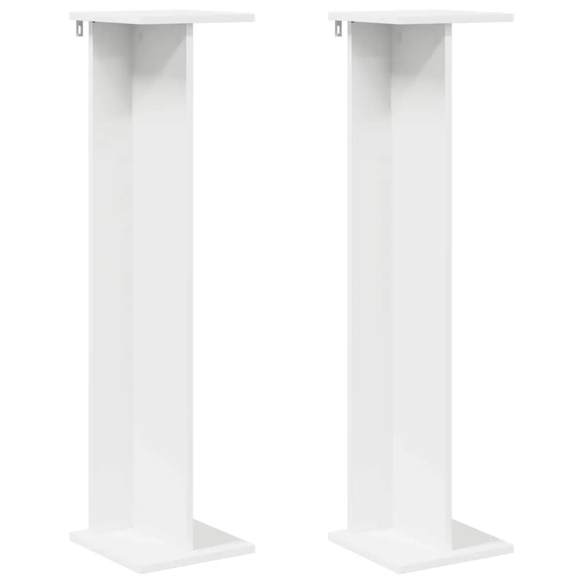 Plant Stand White 25 x 25.5 x 100.5 cm Multi-Tier Indoor Display 2 pcs
