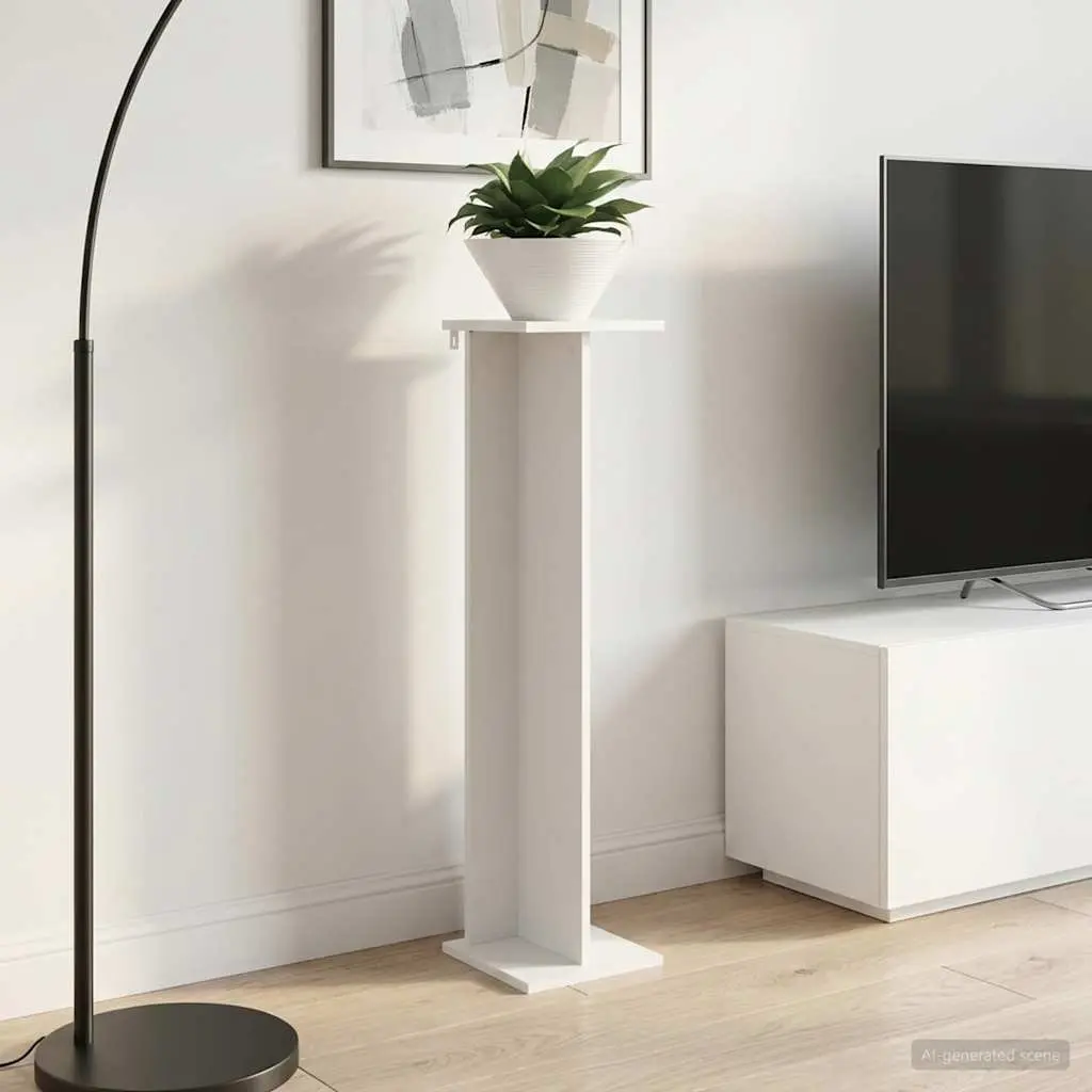 Plant Stand White 25 x 25.5 x 100.5 cm Multi-Tier Indoor Display 2 pcs