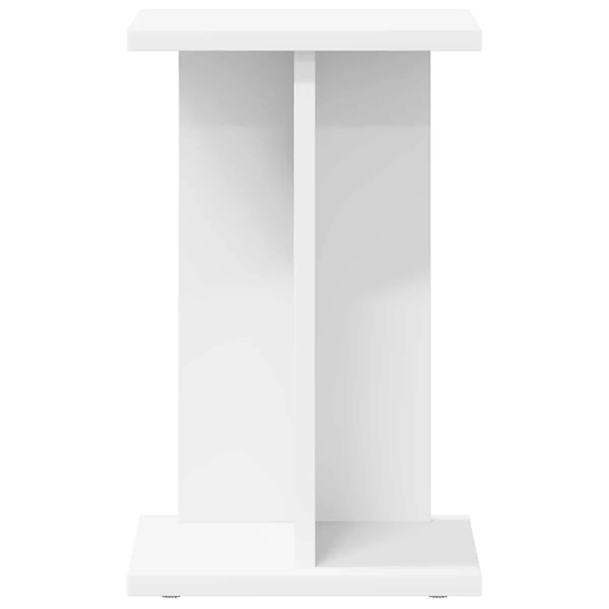 Plant Stand White 40.5cm Multi-Tier Indoor Display 2 pcs Engineered Wood