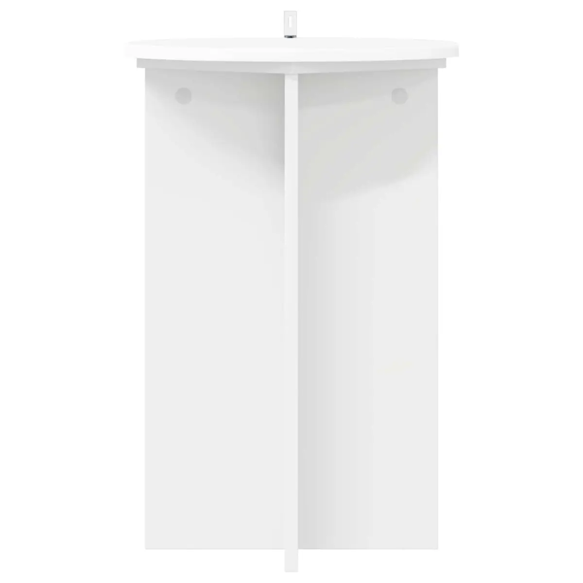 Plant Stand 2 Pcs White Modern Contemporary Home Office Indoor Display Ø40 x