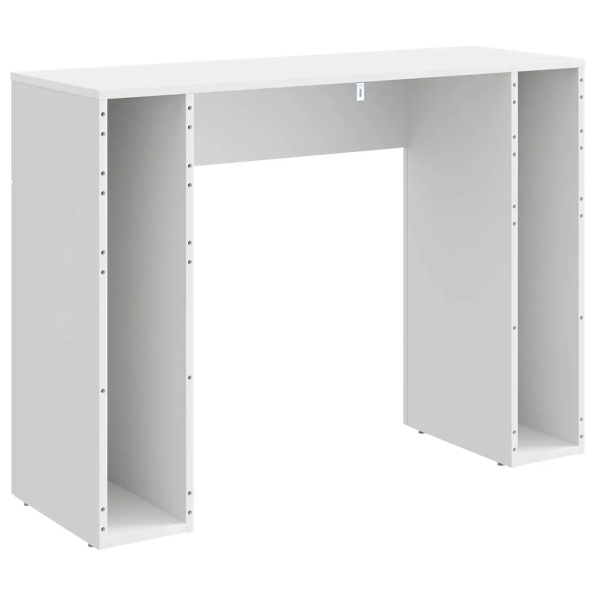 Coffee Table White Rectangular Modern Living Room Accent Furniture Engineered