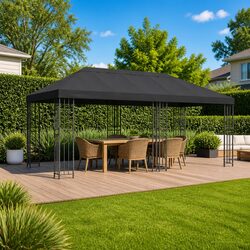 Gazebo Canopy 6 x 3 m: Quick Assembly, Quality Shade
