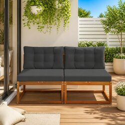 Outdoor Middle Sofa Set