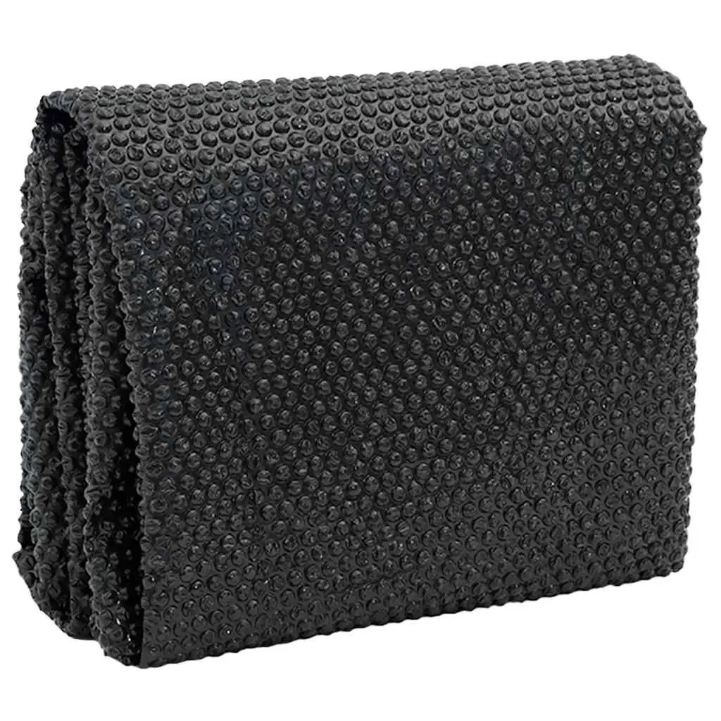 Solar Pool Cover Black 10 x 5m Floating PE Bubble Heater Blanket