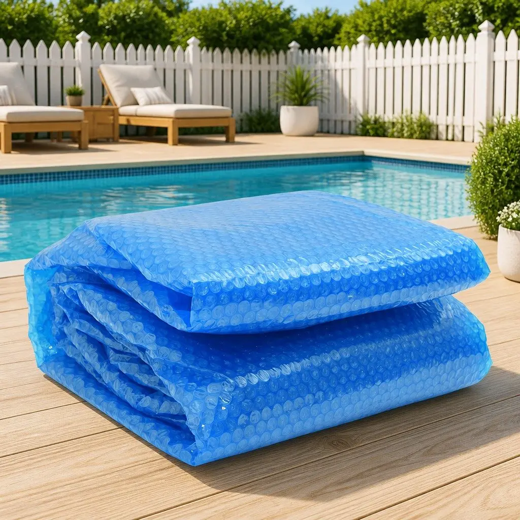 Floating Solar Pool Film Blue 381cm PE Bubble Heat Retention Cover
