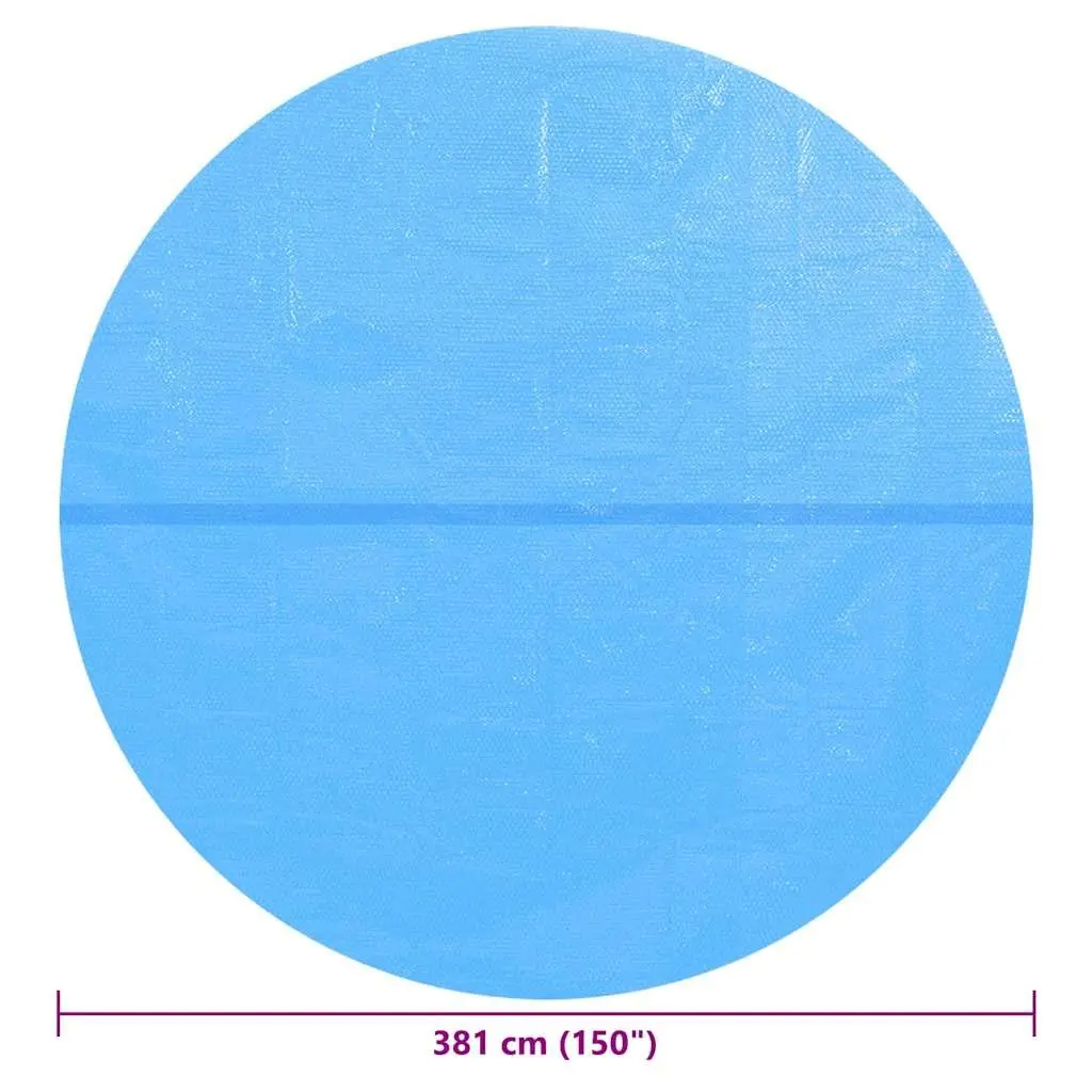 Floating Solar Pool Film Blue 381cm PE Bubble Heat Retention Cover
